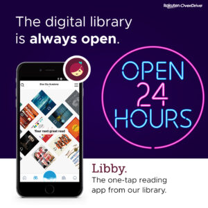 ebooks, downloadable audiobooks, digital magazines